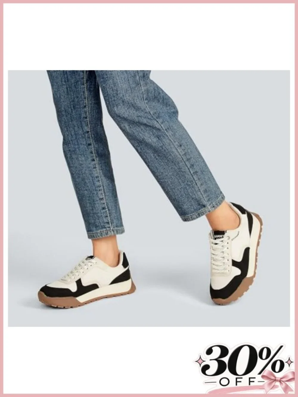 Platform Canvas Sneakers Casual Lace Up Low Top Rubber Sole